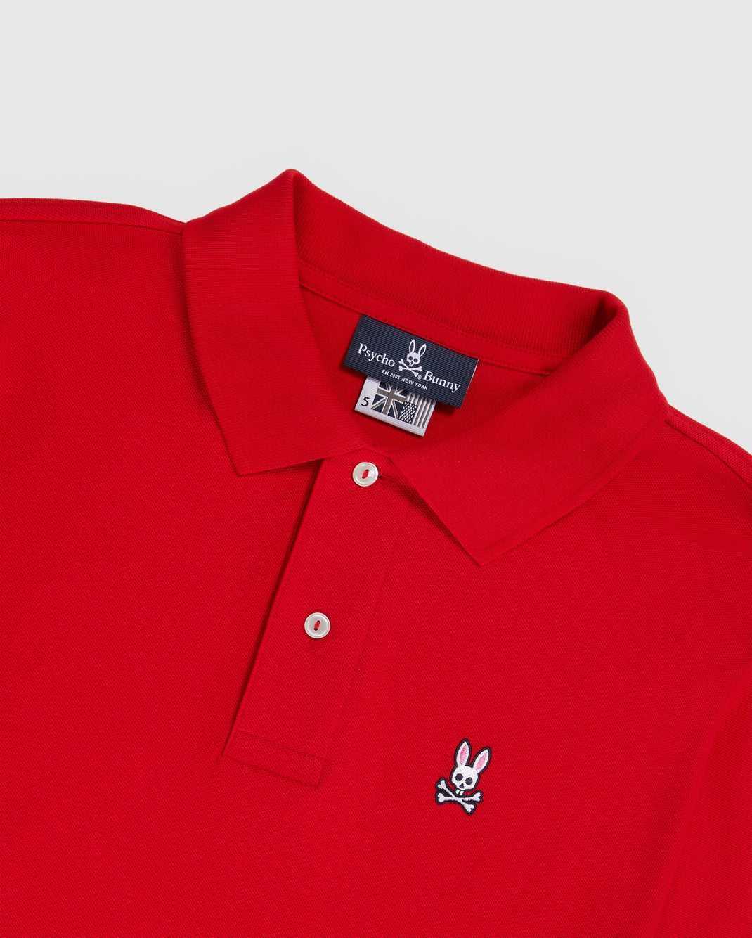 Polos Psycho Bunny Classic Polo Rouge Homme | UYX-64511829